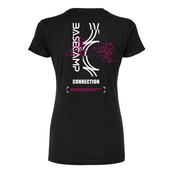 BASECAMP 2026 Black Women's Tee
